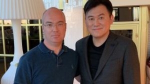 StrategEast President Anatoly Motkin met Hiroshi Mikitani, founder of Rakuten, the owner of Viber